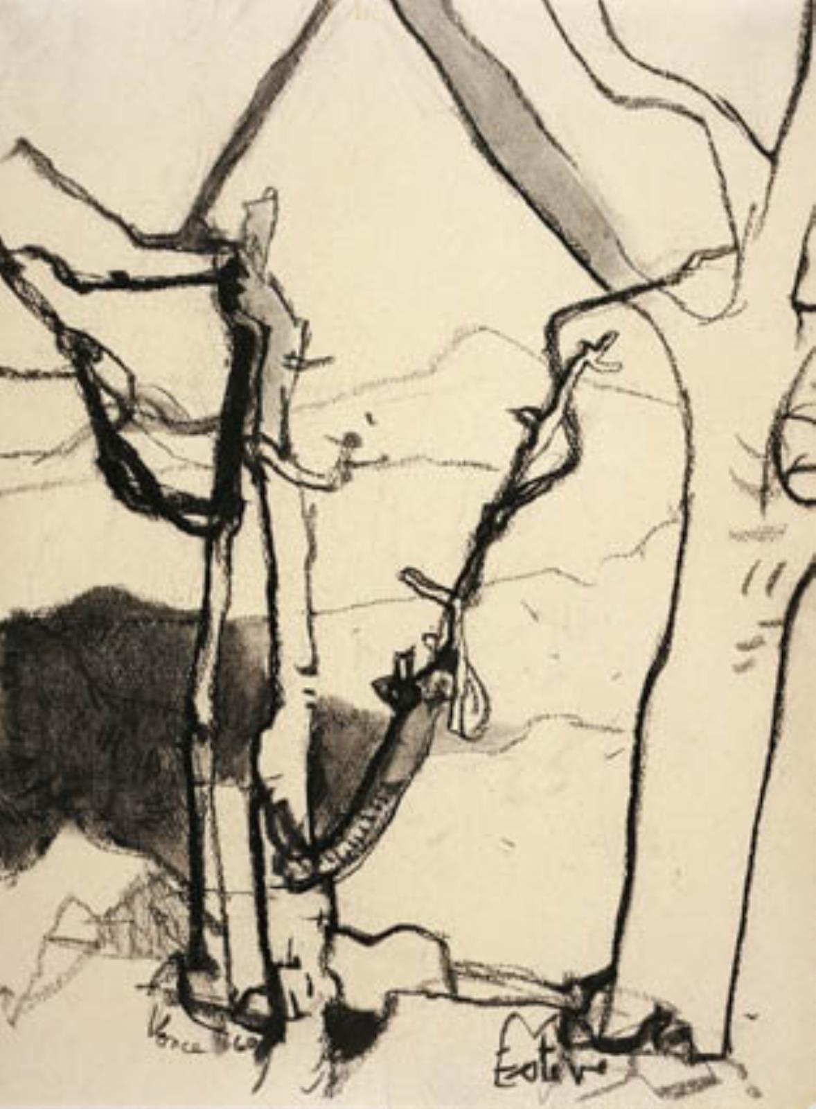 Oliventræer i Vence, Maurice Estève, 1960