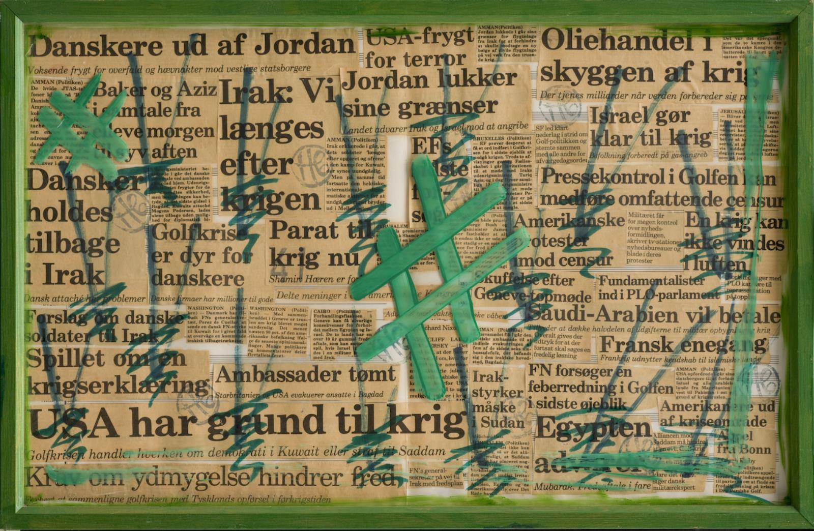 Krigsteater/"the caught war", Henning Christiansen, 1991