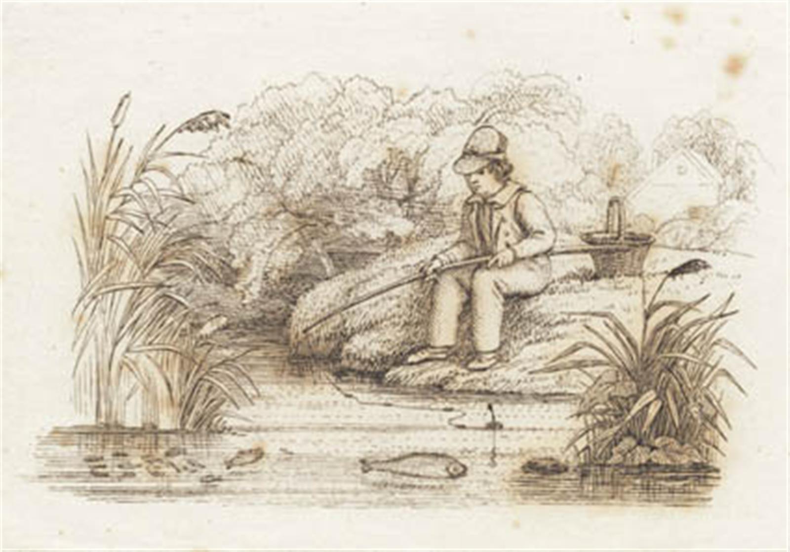 Illustration til "Halvhundrede Fabler for Børn" af Hey