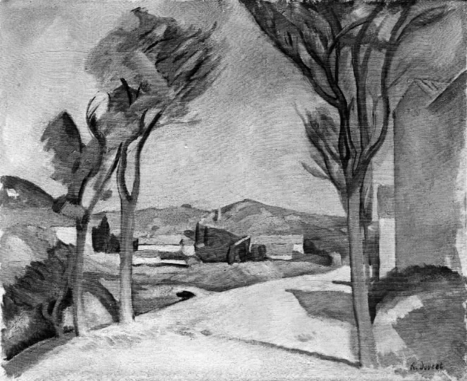 Route à Villeneuve-les-Avignon