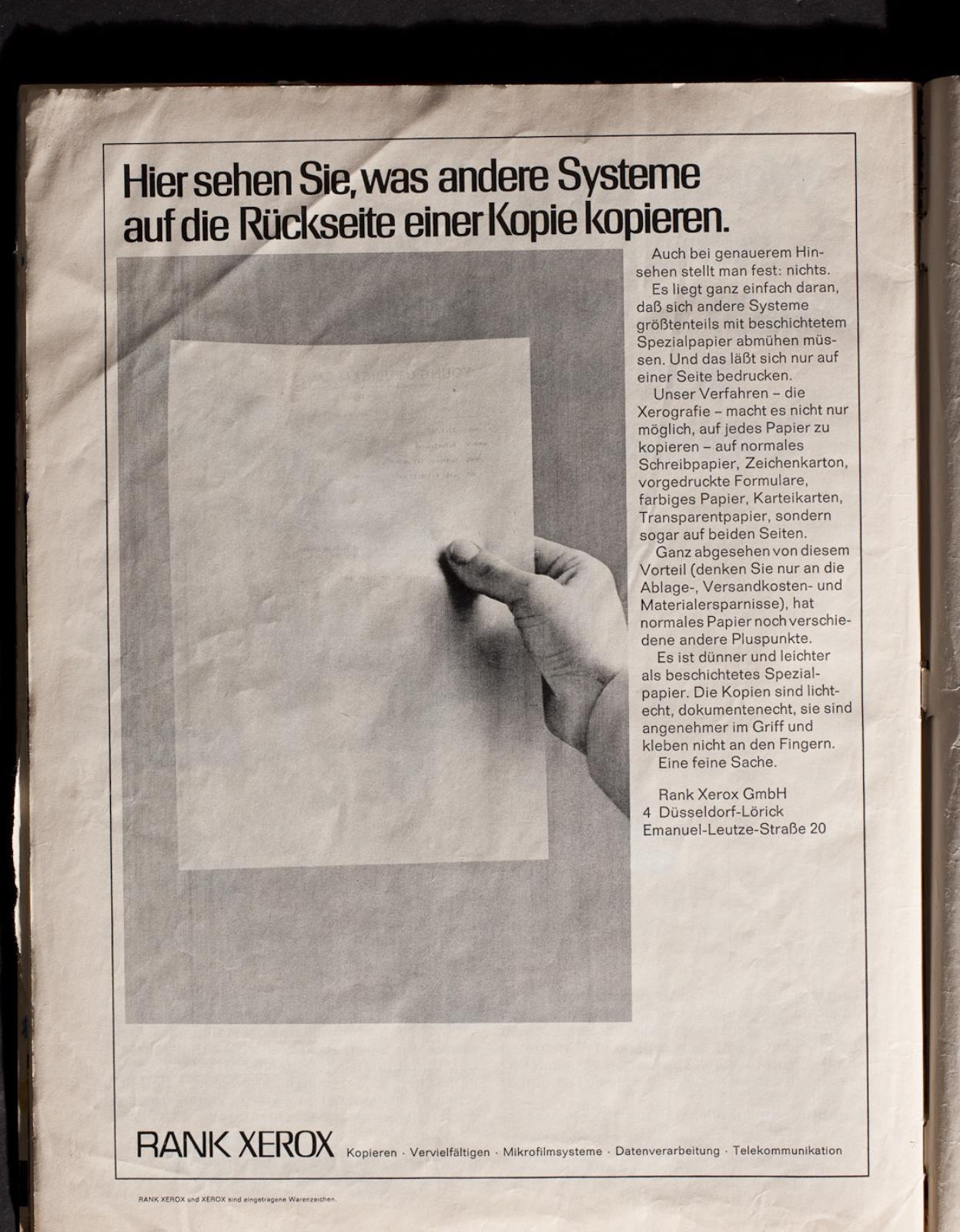 Blank, Arthur Köpcke, 1972