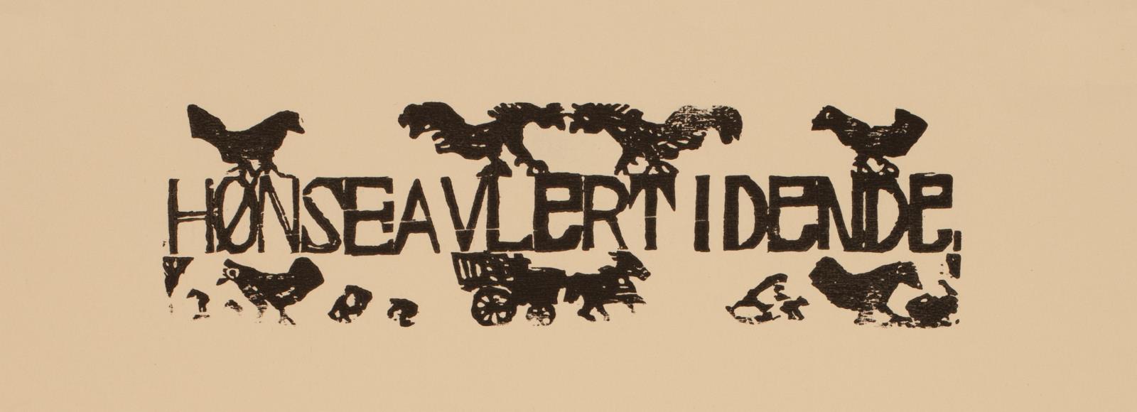 Hovedtitel til "Hønseavlertidende"