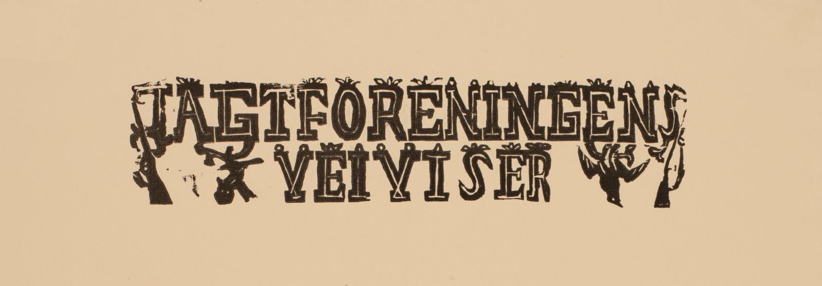 Hovedtitel til "Jagtforeningens vejviser"