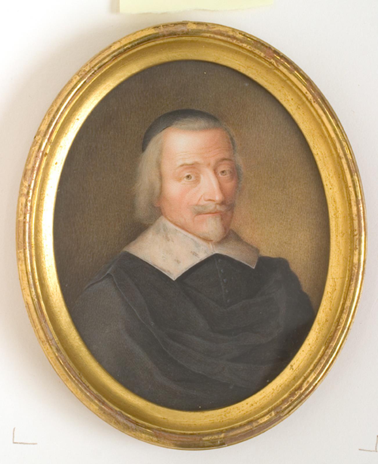 Mandsportræt med sort kalot