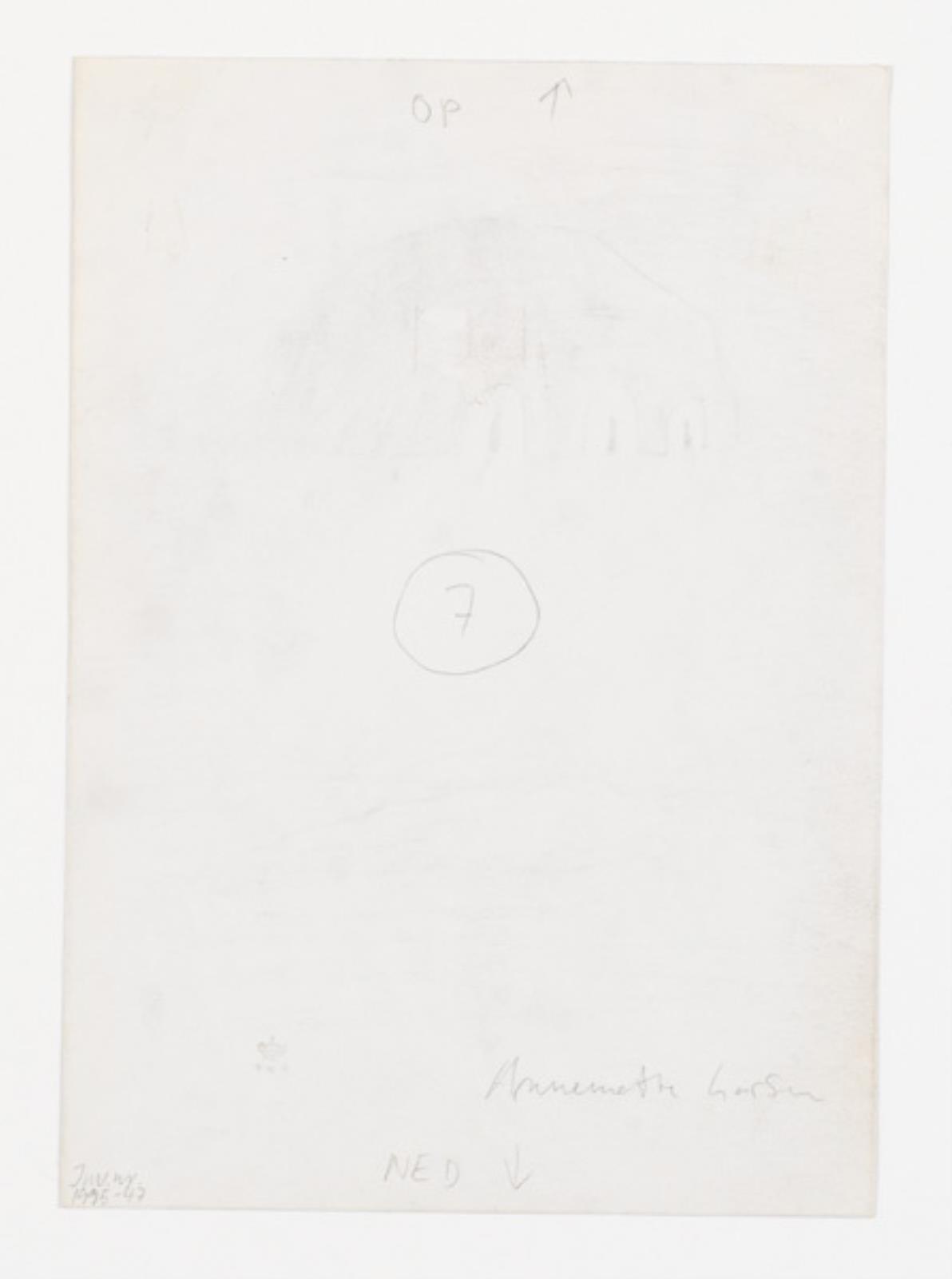 Rids af en uindentificerbar figur, Annemette Larsen, 1992