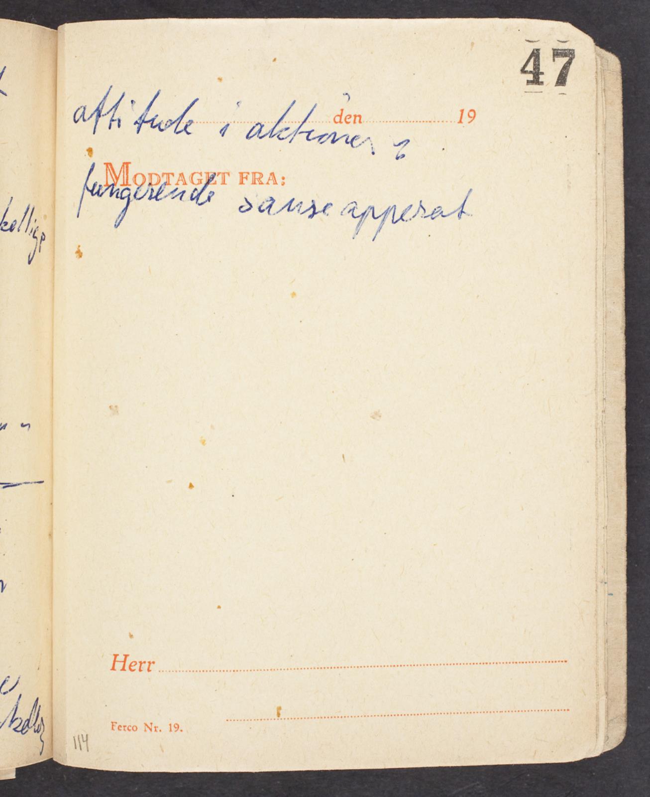 Noter, Bjørn Nørgaard, 1965-1967