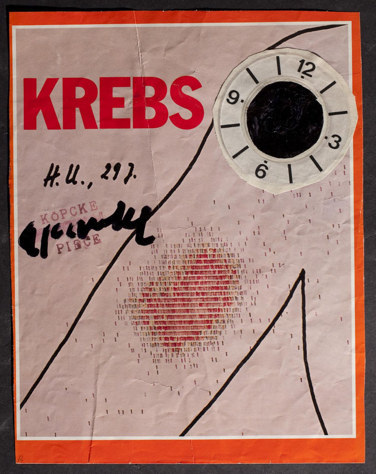 Bearbejdelse af tysk tidsskrift (Das Spiegel nr. 33/1972), Arthur Köpcke, 1972