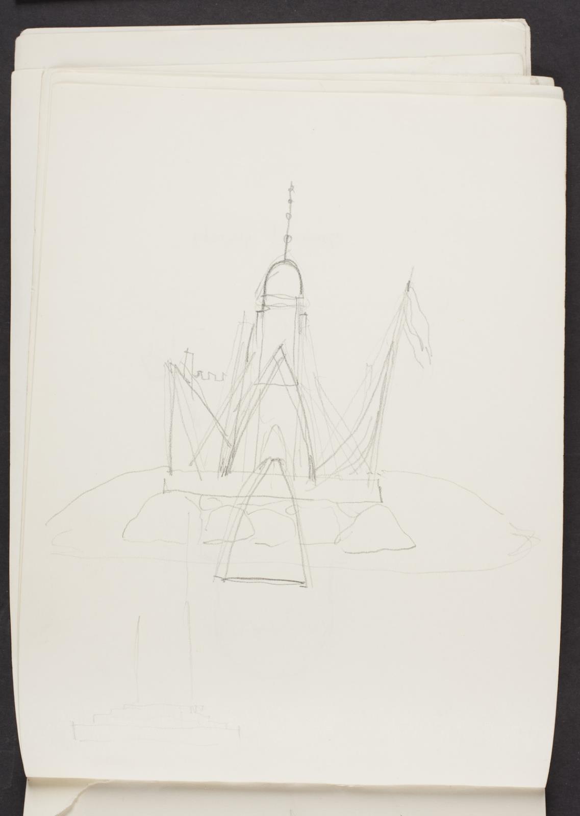 Udkast til "Drømmeslottet", Bjørn Nørgaard, 1978