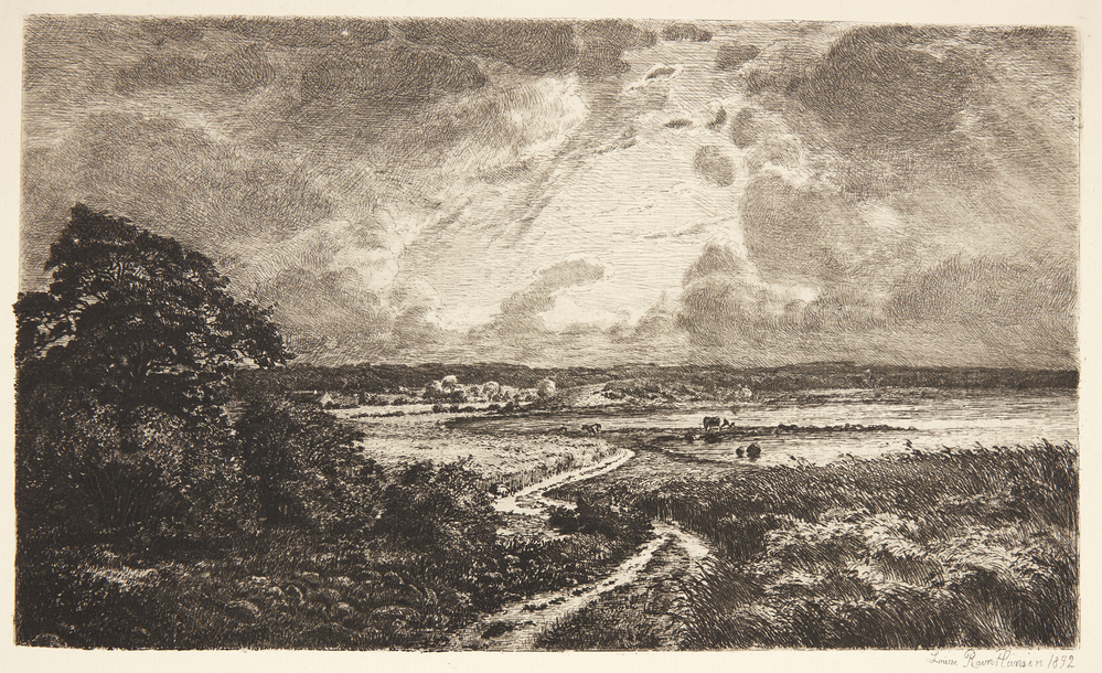 Uvejr. Strand ved Vosnæs