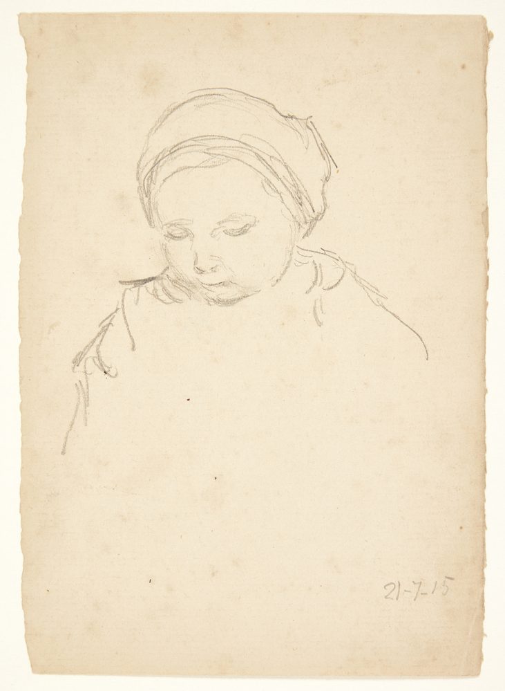 Portræt af Lars Swane som barn, Sigurd Swane, 1915