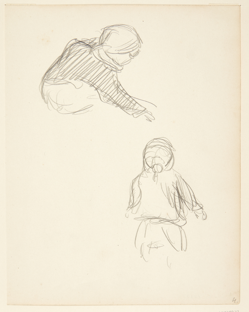 To barnestudier, Sigurd Swane, 1916