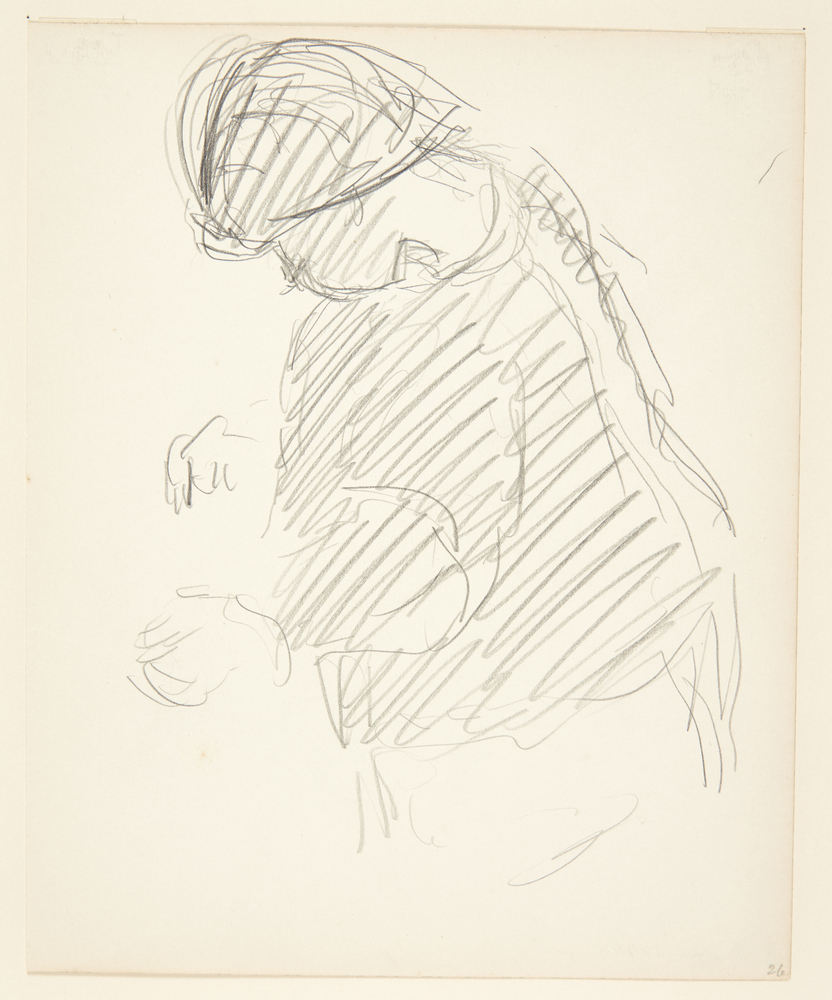 Stående pigebarn, Sigurd Swane, 1916