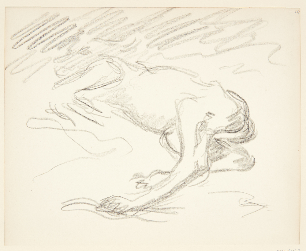 Liggende føl, Sigurd Swane, 1916