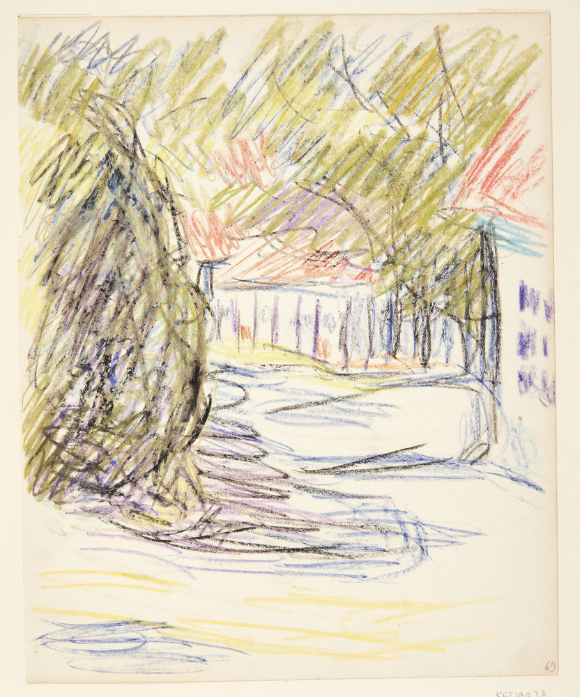 Johannes Larsens villa og atelier, Sigurd Swane, 1916