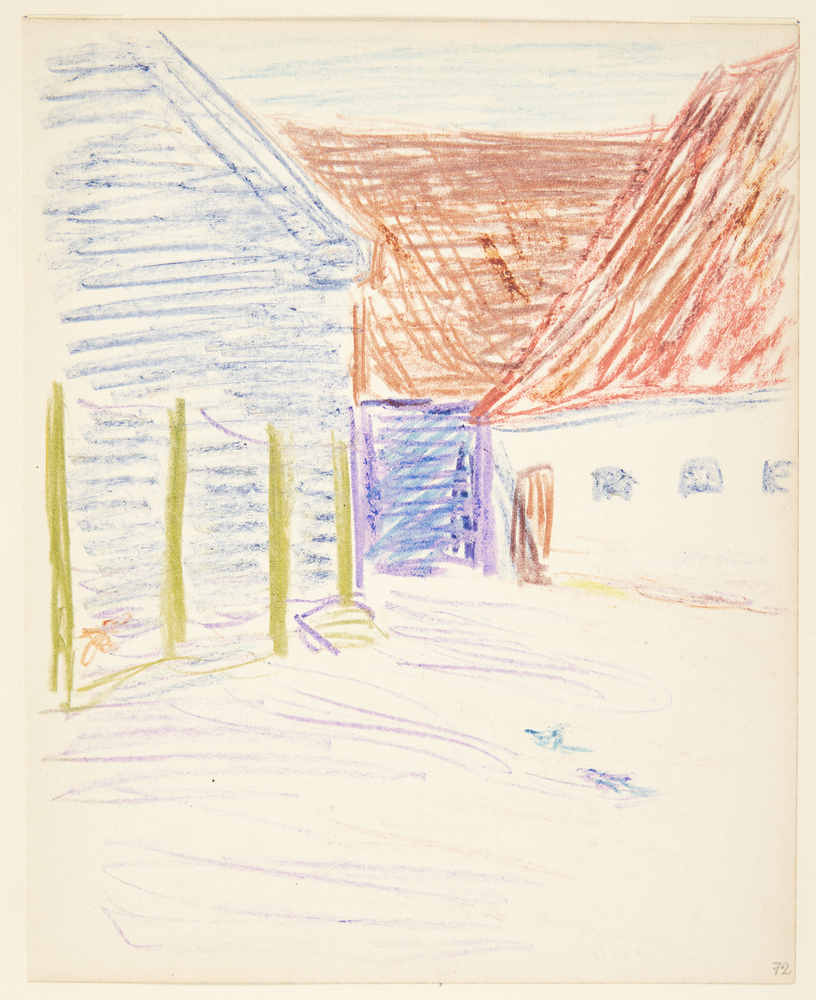 Gårdsplads, Sigurd Swane, 1916