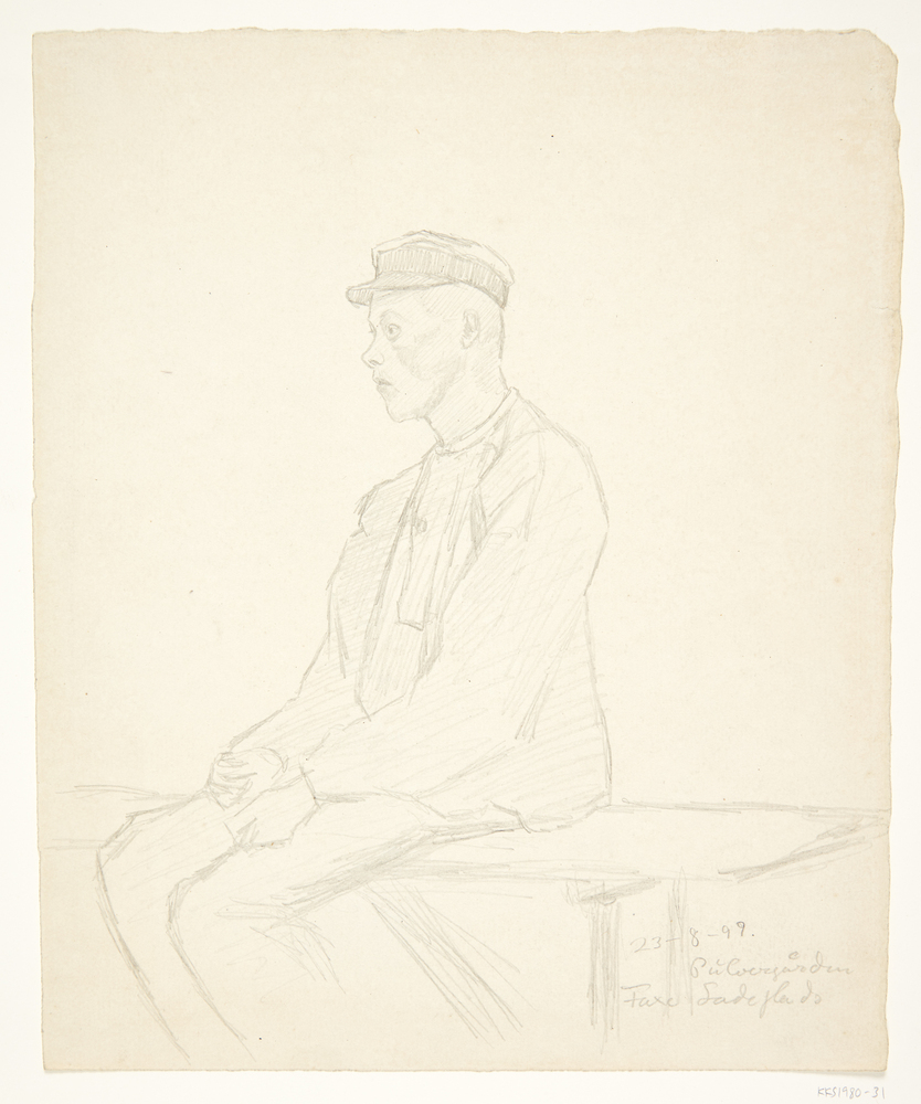 Karlen på Pulvergården, Faxe Ladeplads, Sigurd Swane, 1899