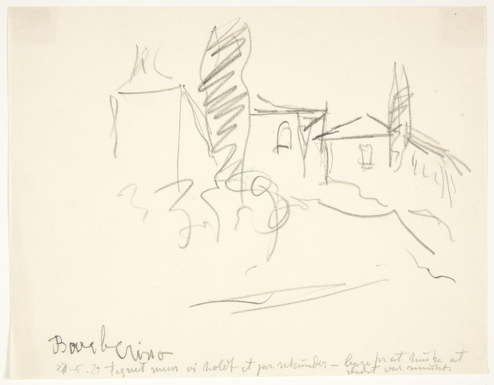 Barberino, Sigurd Swane, 1927