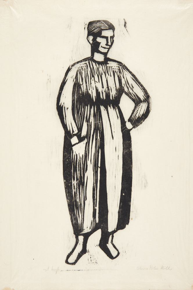 Stående kvinde, Olivia Holm-Møller, 1875-1970