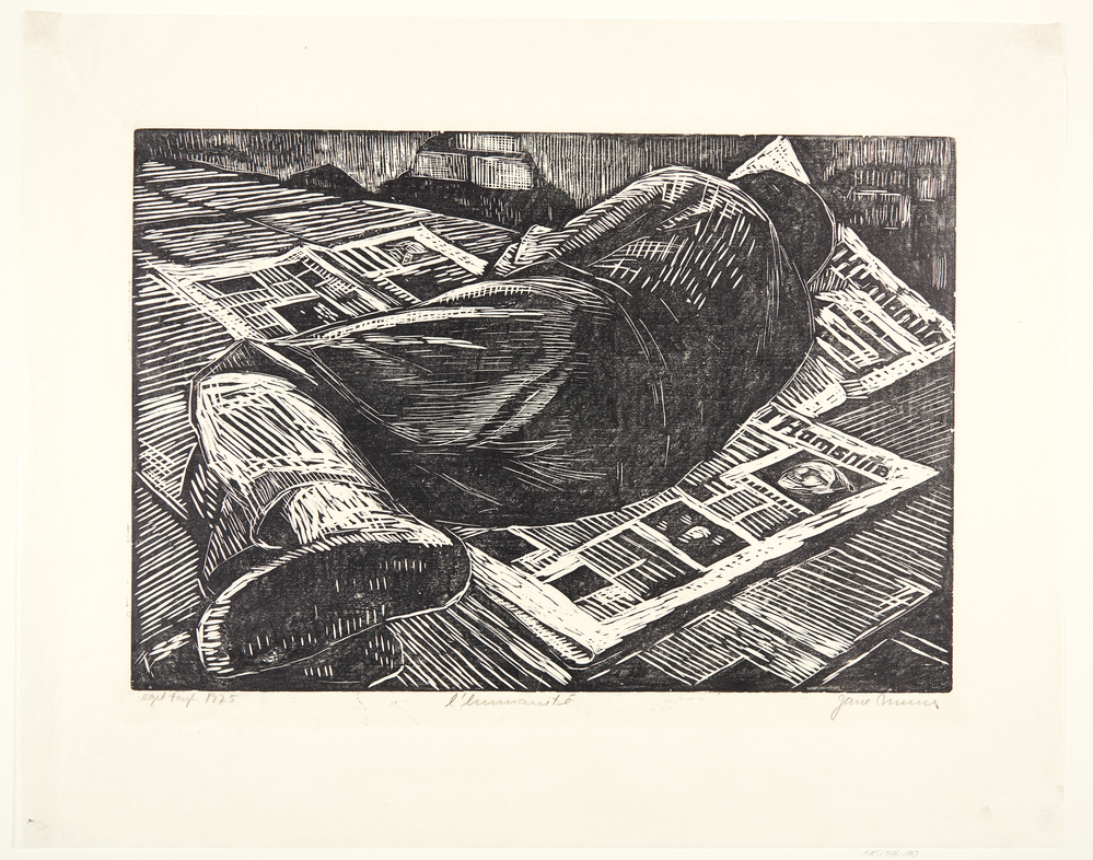 "L'Humanité", Jane Muus, 1975