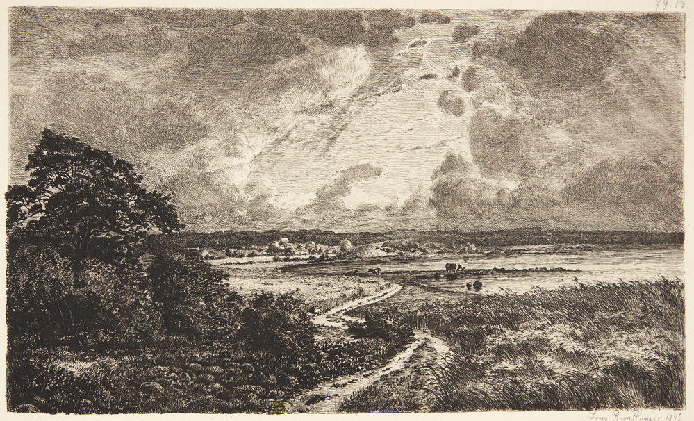 Uvejr. Strand ved Vosnæs