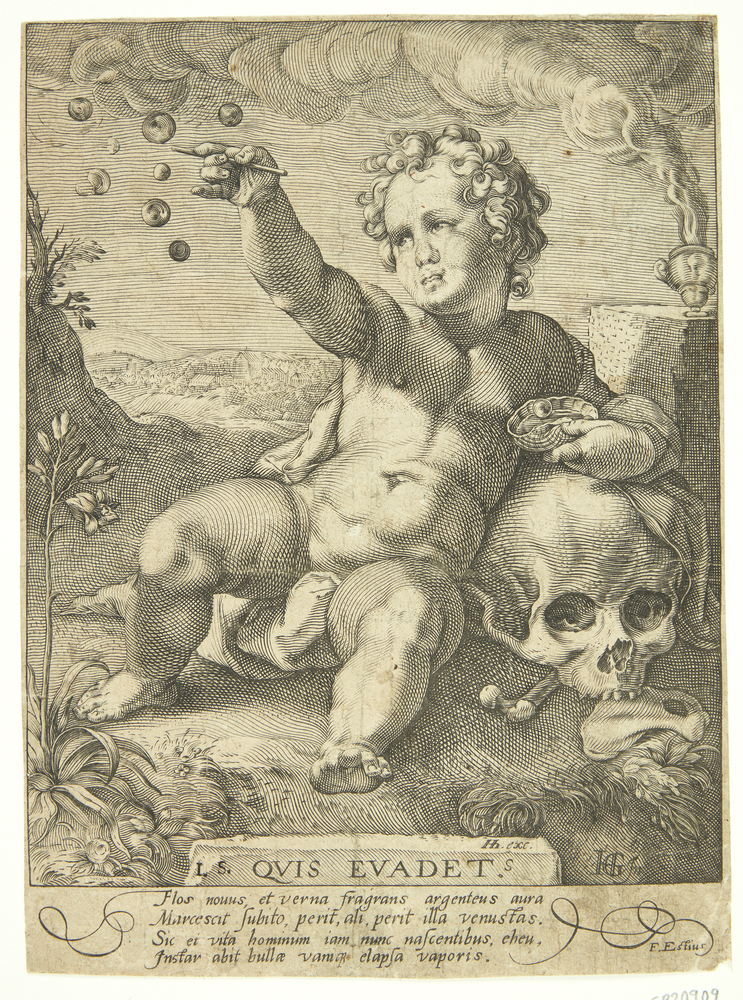 Allegori over livets flygtighed ("Quis Evadet?")