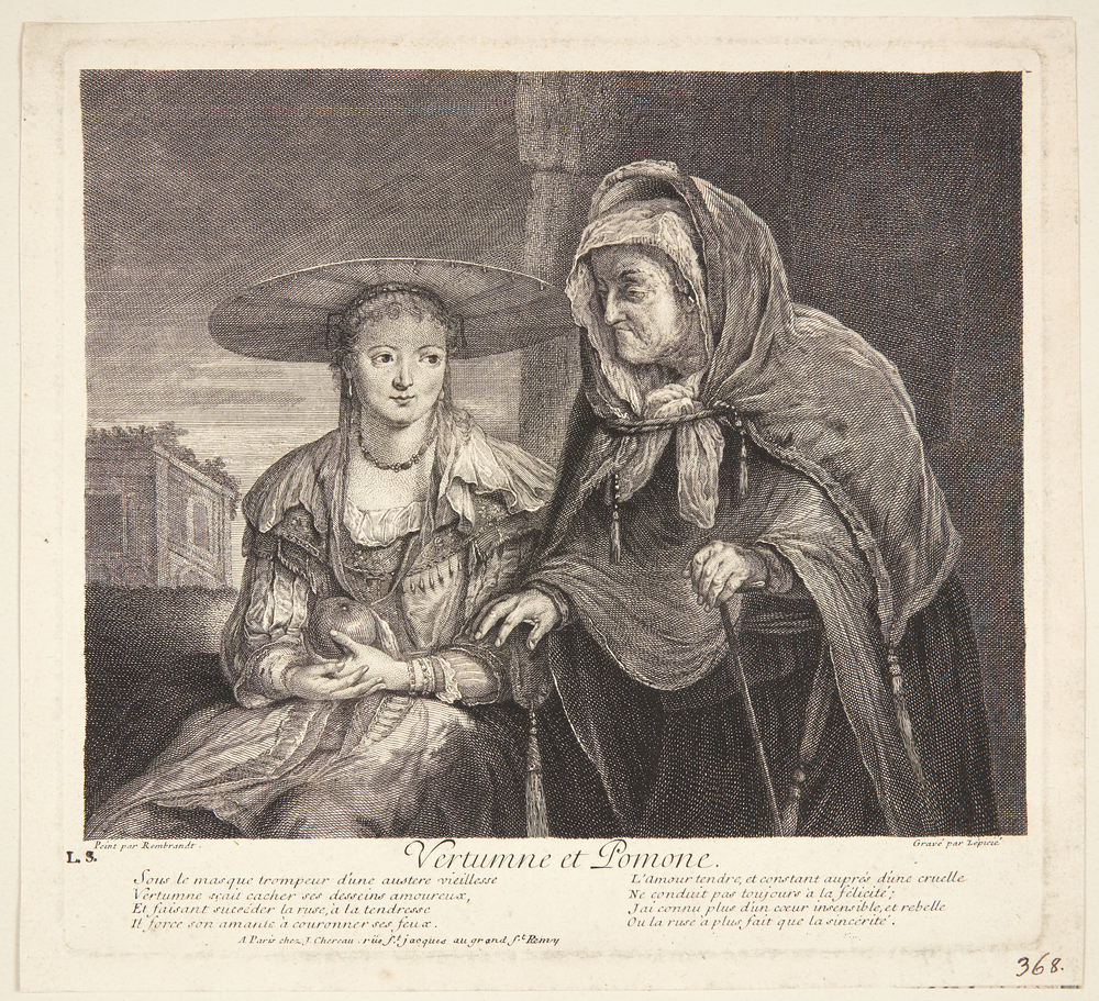 Vertumnus og Pomona (Vertumne et Pomone)