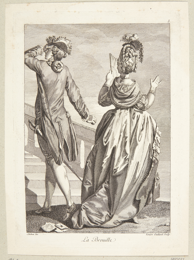 To elskende, som vender hinanden ryggen (La Brouille)