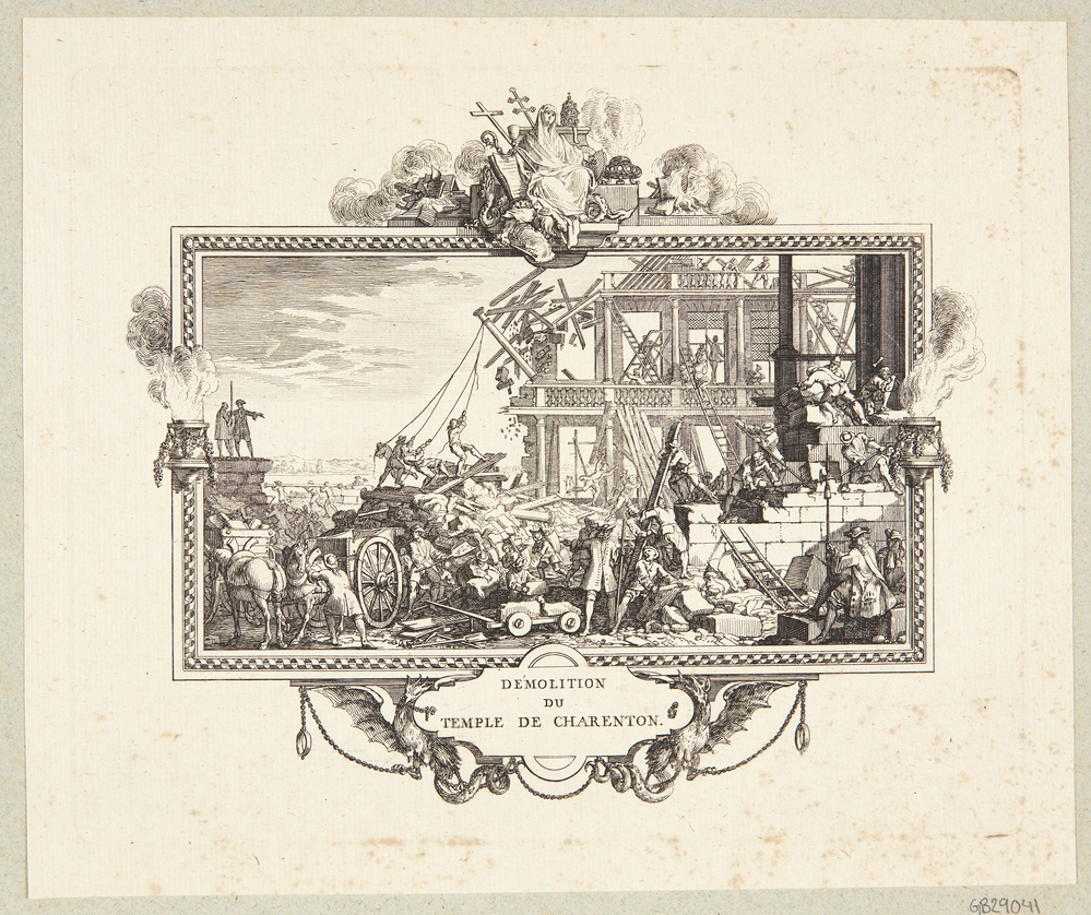 Ødelæggelsen af templet i Charenton (Démolition du Temple de Charenton)