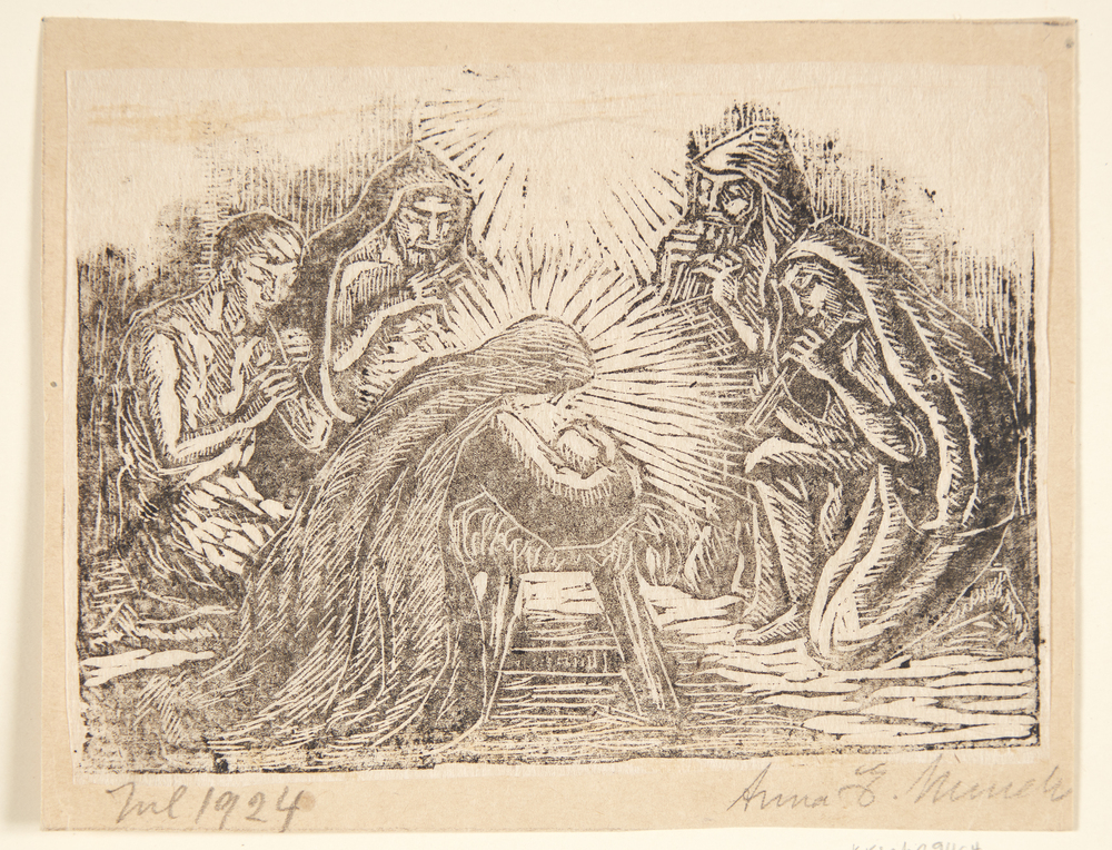 Julenat, Anna Munch, 1924